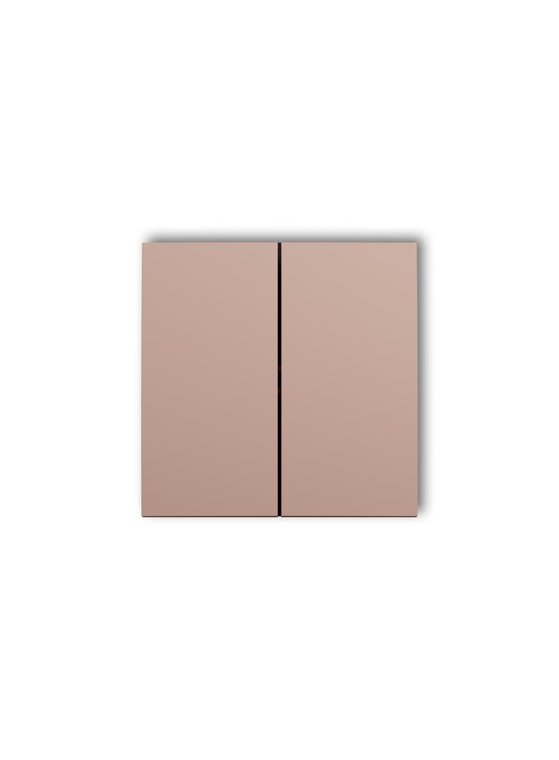 Klawisze podwójne do łączników ICON, MINI (komplet dwóch sztuk) łososiowy 62DKL-2 KARLIK