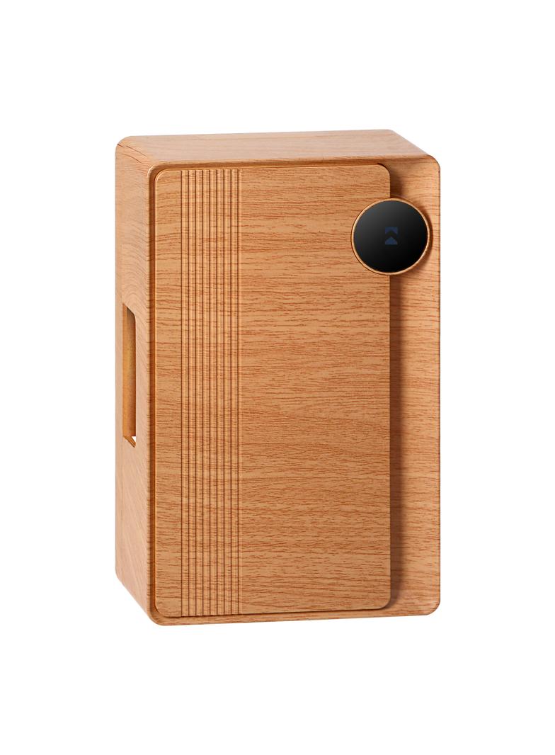 STRATIS AC, dzwonek przewodowy elektromechaniczny dwutonowy, 230V, dębowy