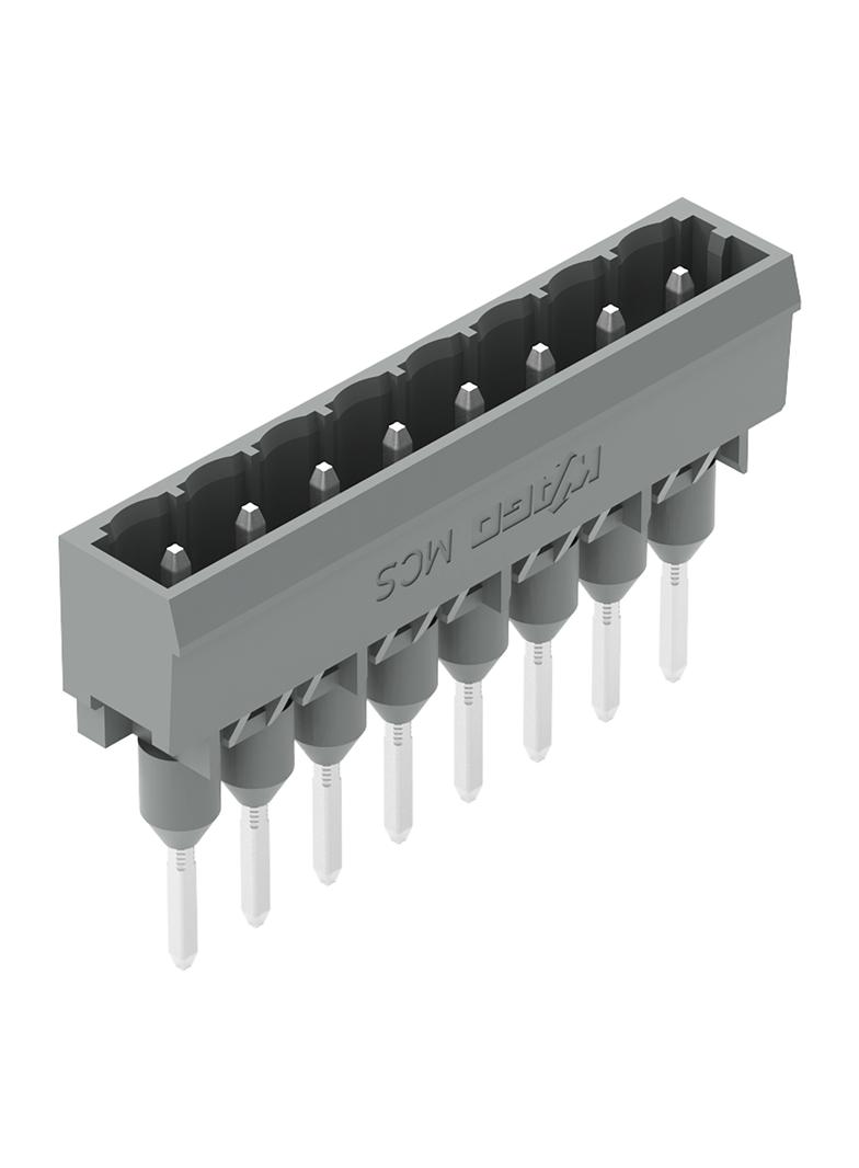 MCS-MIDI Classic wtyk 8-bieg. szary raster 5 mm