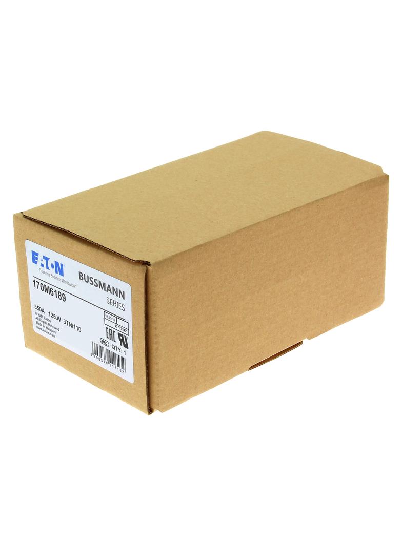 350A 1250V 3TN/110 aR INDICATOR FUSE Wkładka szybka 350A AC 1250V rozmiar 3 76x90x139 mm aR, 170M618