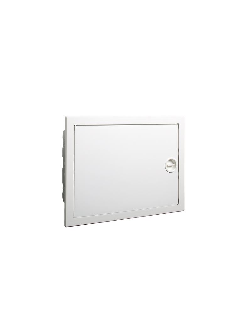 PXF 12W Plastikowa obudowa instalacyjna płaska białe drzwi podtynkowa IP40 1 rząd 1x12 modułów 101532 NOARK
