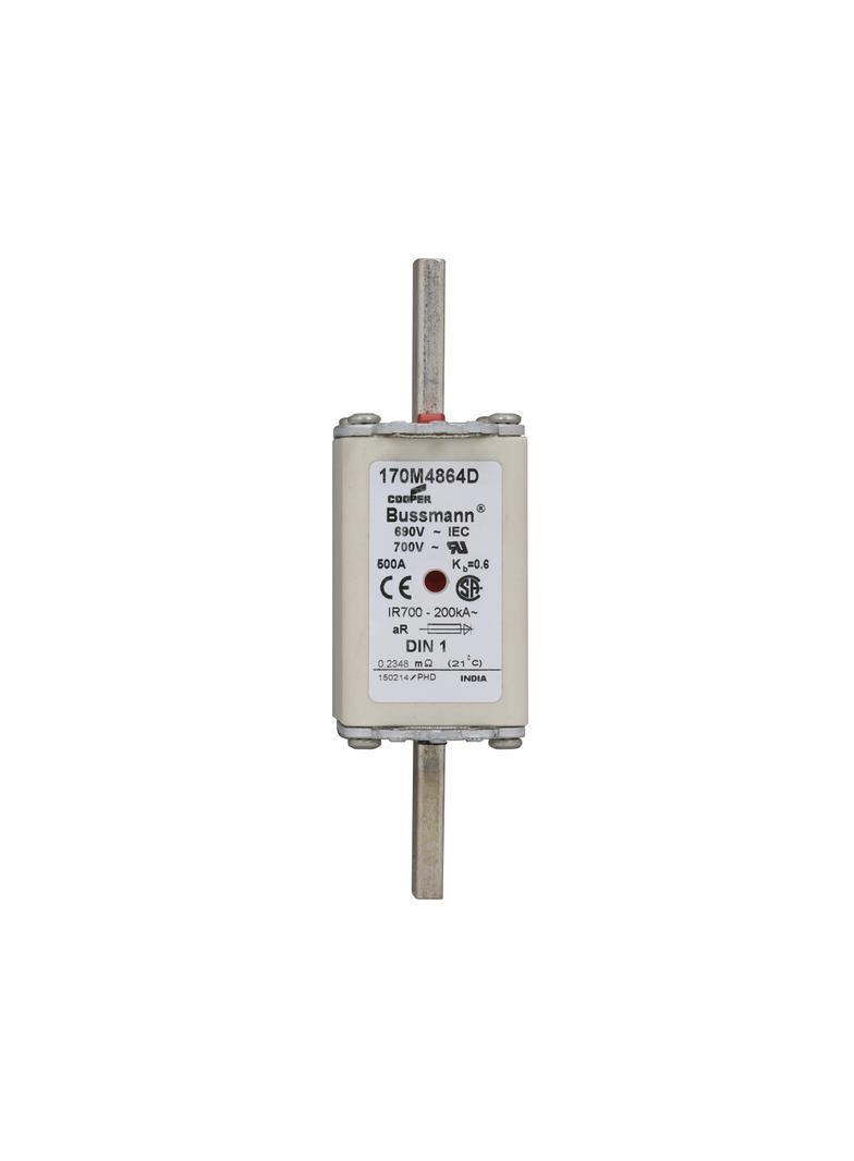 500A 690V aR DIN 1 HSDNH FUSE Wkładka szybka 500A AC 690V DIN 1 aR DIN IEC podwójny wskaźni 170M4864