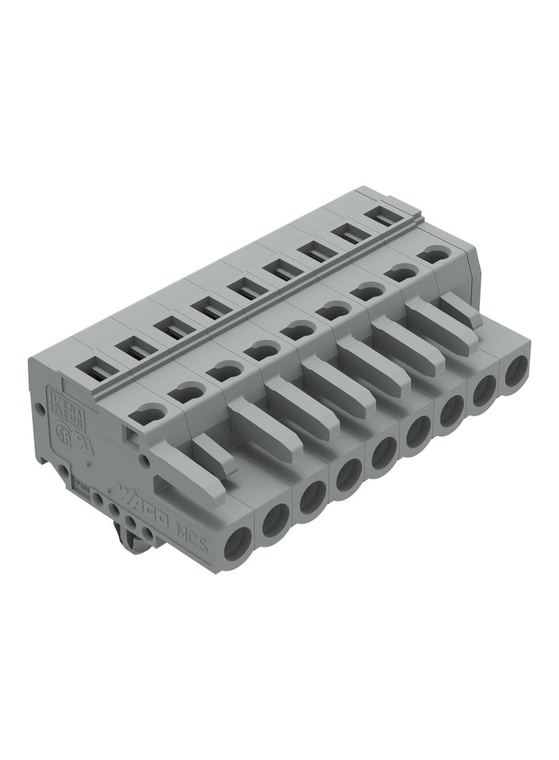 Gniazdo MCS‑MIDI Classic 9‑biegunowe szare raster 5mm 231‑109/008‑000 /50szt./ WAGO