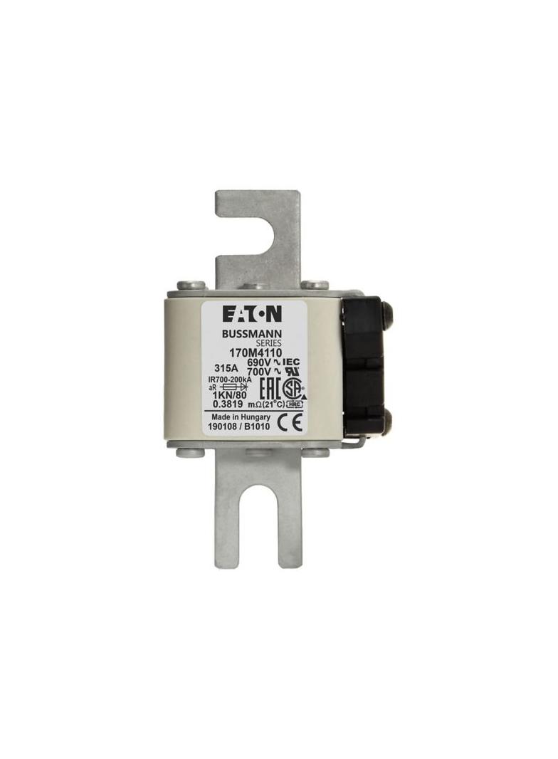 315A 690V 1KN/80 aR INDICATOR FUSE Wkładka szybka 315A AC 690V DIN 1 53x69x108 mm aR DIN 170M4110 EA