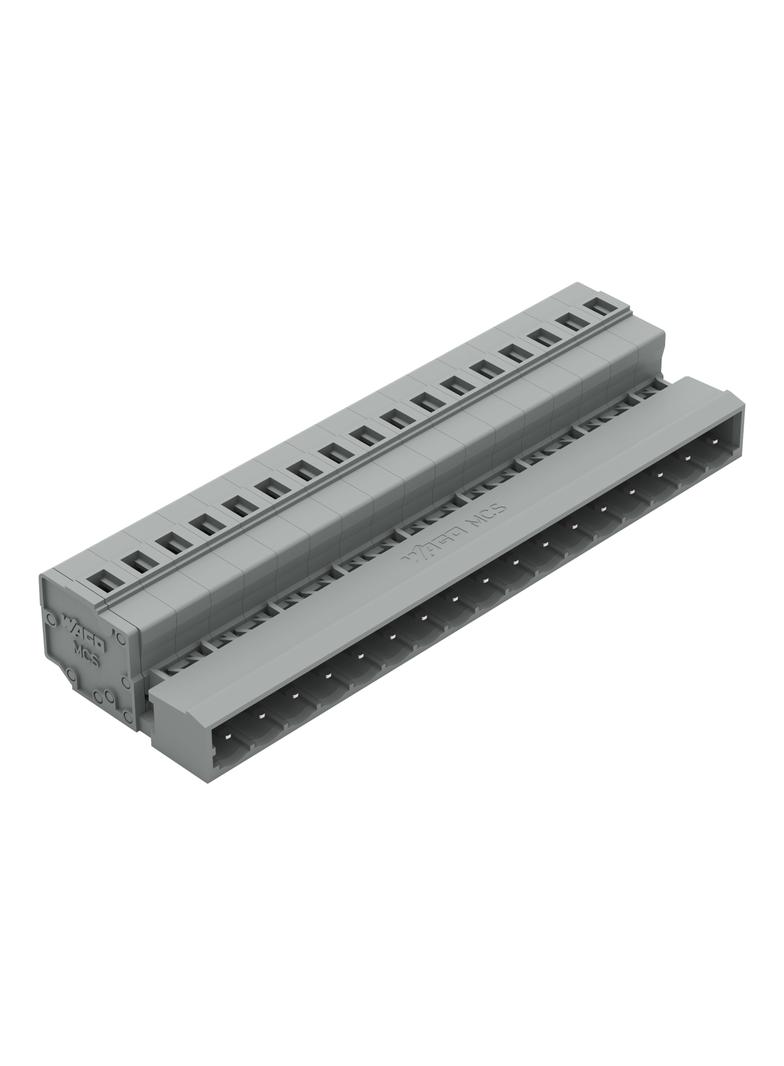 MCS-MIDI Classic wtyk 17-bieg. szary raster 5 mm /25szt./ WAGO