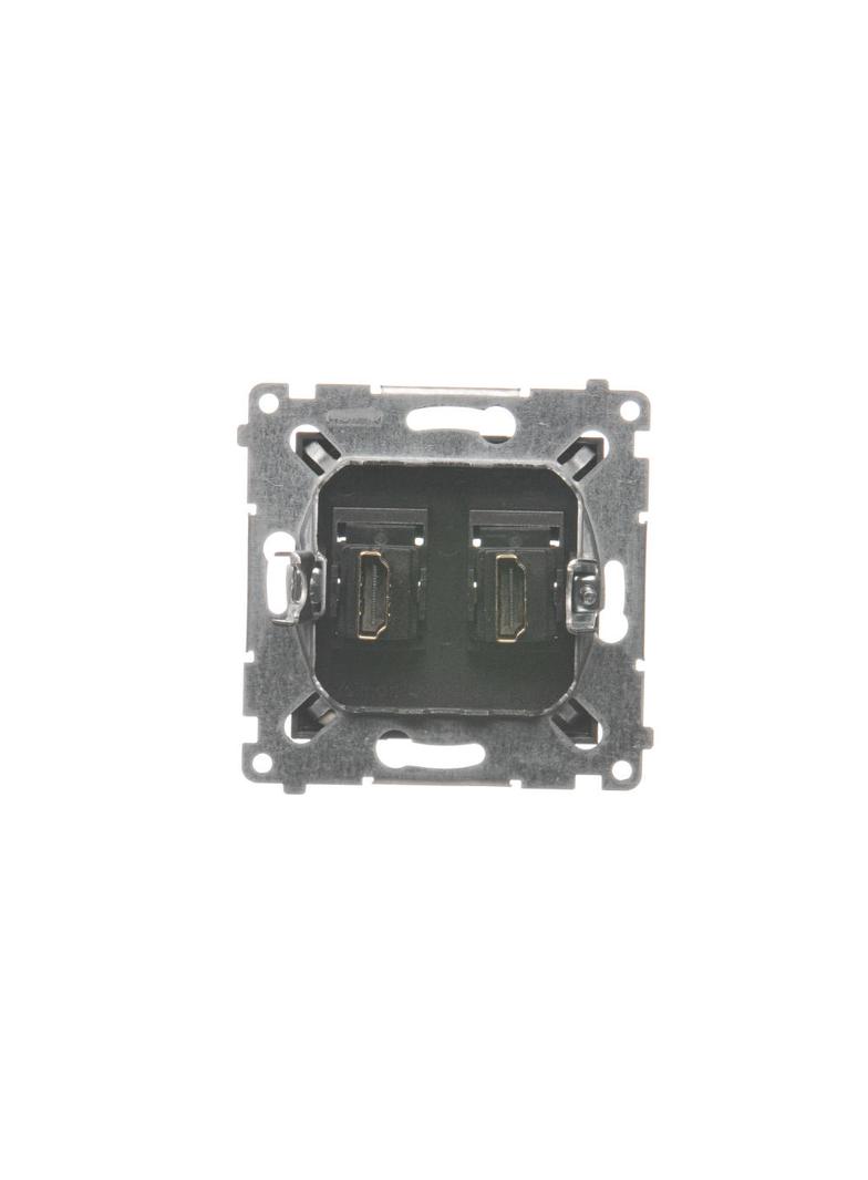 Simon 54 Gniazdo HDMI podwójne antracyt DGHDMI2.01/48 KONTAKT