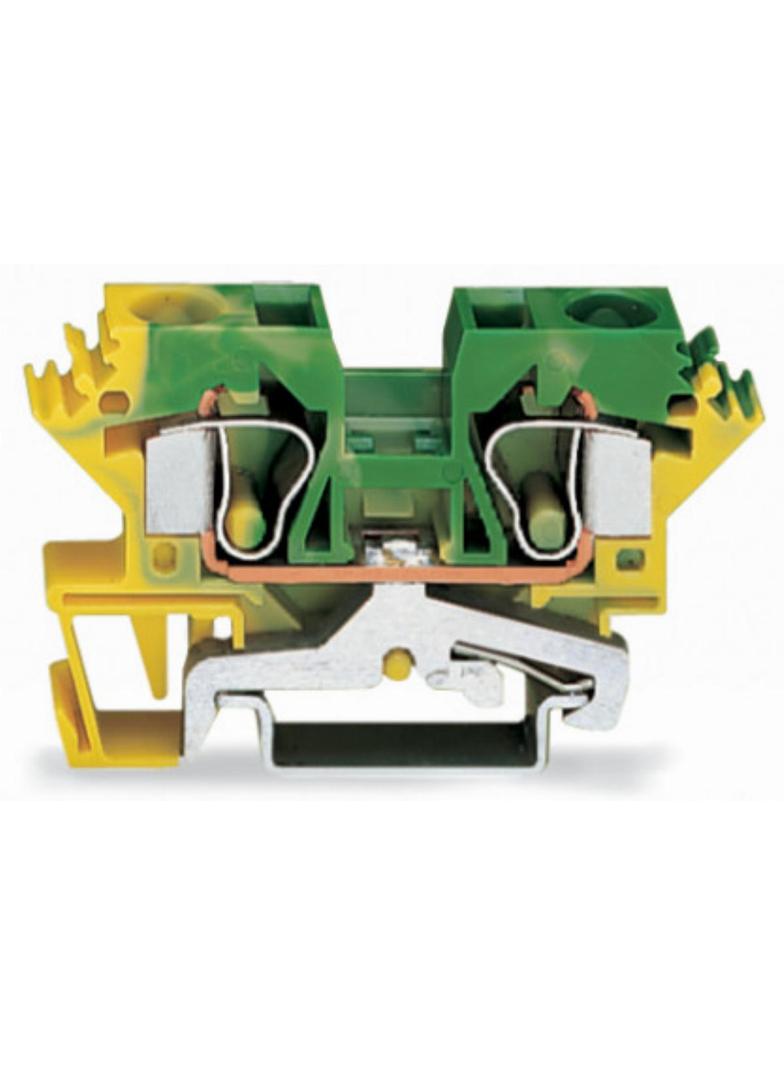 złączka PE 2-przewodowa Ex 10 mm2 żółto-zielona