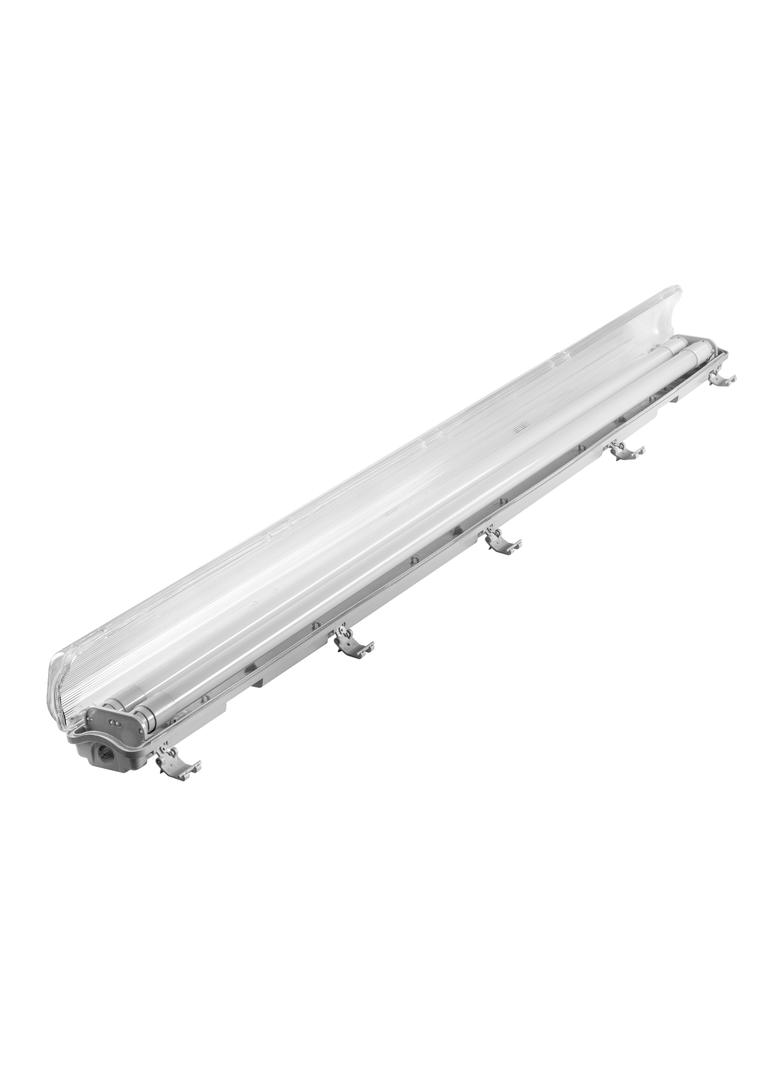 VUMBI II T8 LED 2*18W oprawa hermetyczna pod T8 LED, 3600lm, IP65, 4000K, oprawa zawiera świetlówki DS-2 ORNO