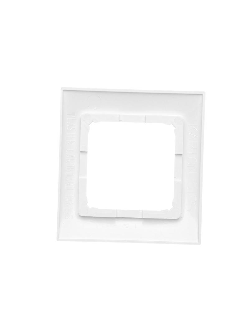 Simon 54 Premium Ramka 1-krotna PREMIUM do puszek karton-gips IP20 / IP44 biały DRK1/11 KONTAKT