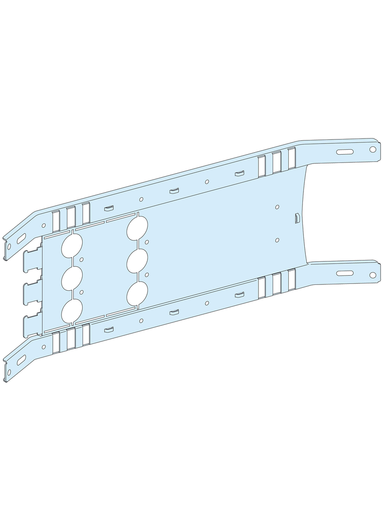 Rozdzielnice PrismaSet, płyta montażowa Prisma P do mocowanego poziomo na stałe NSX630 z rączką 3P