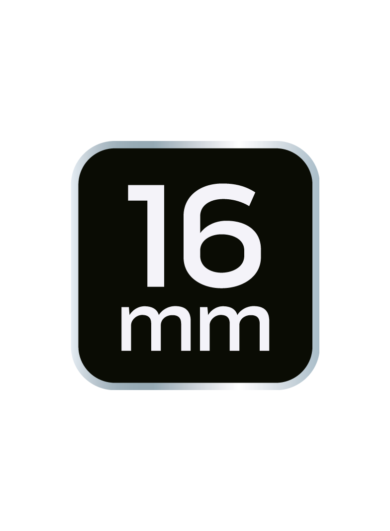 Nasadka udarowa 1/2", 16 x 38mm, Cr-Mo