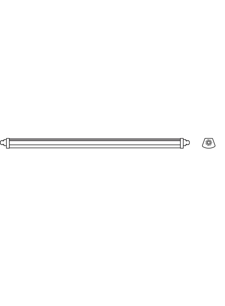 Oprawa DAMP PROOF LED COMPACT 1200 23W 4000K GR IP66