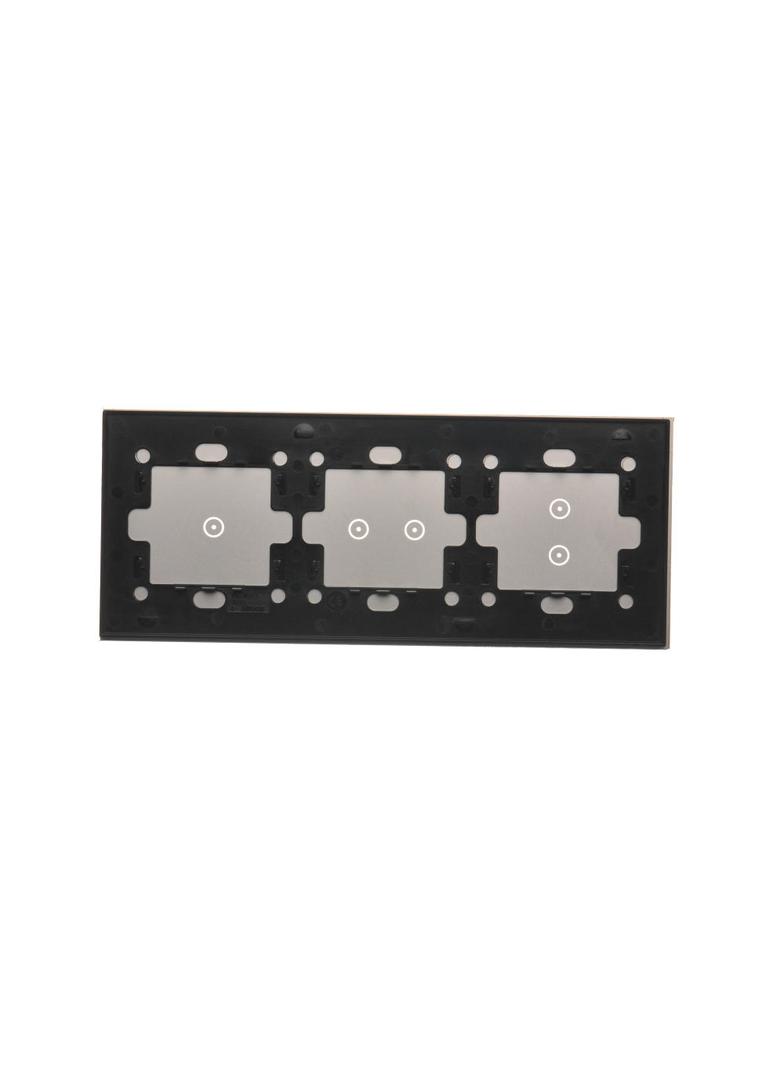 Simon 54 Touch Panel dotykowy S54 Touch 3 moduły 1 pole dotykowe + 2 pola dotykowe poziome + 2 pola dotykowe pionowe srebrna mgła DSTR3123/71 KONTAKT
