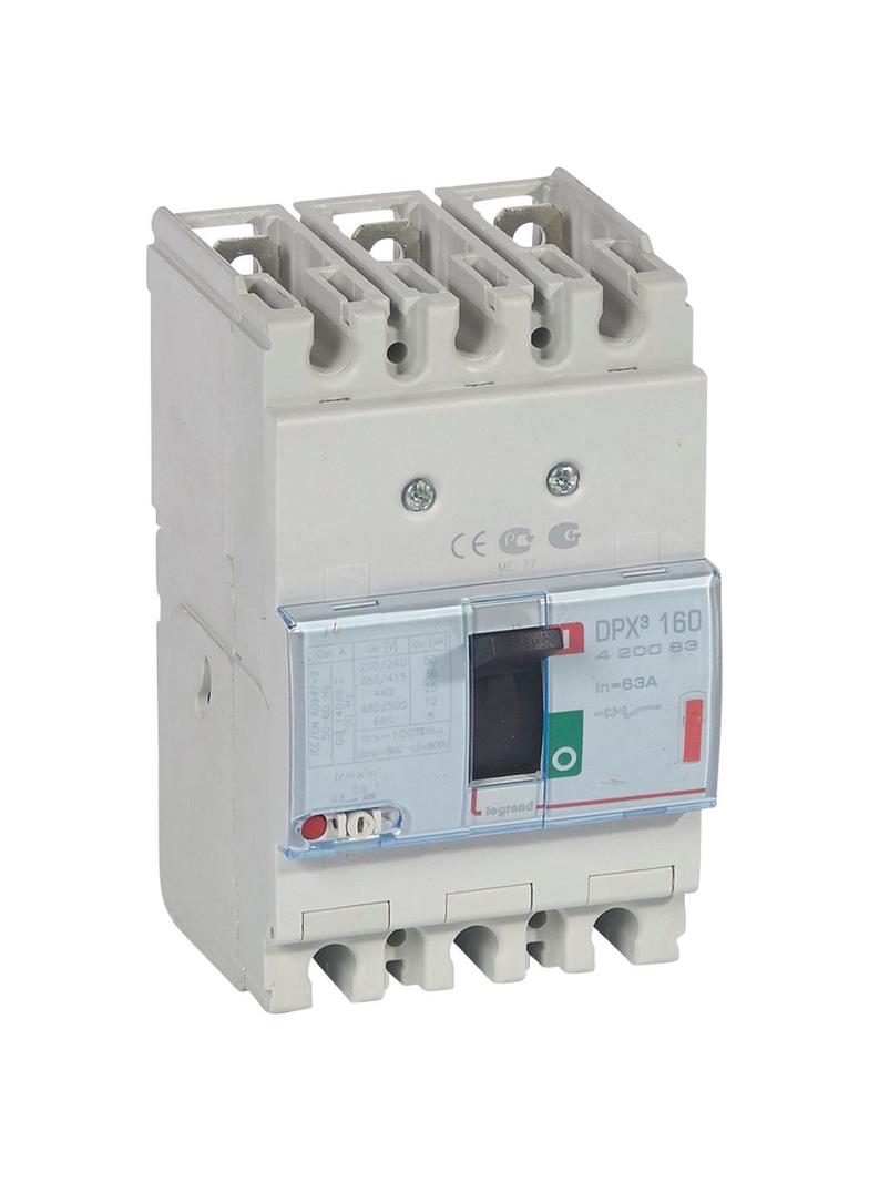 Wyłącznik DPX3 160 3P 63A 36kA 420083 LEGRAND