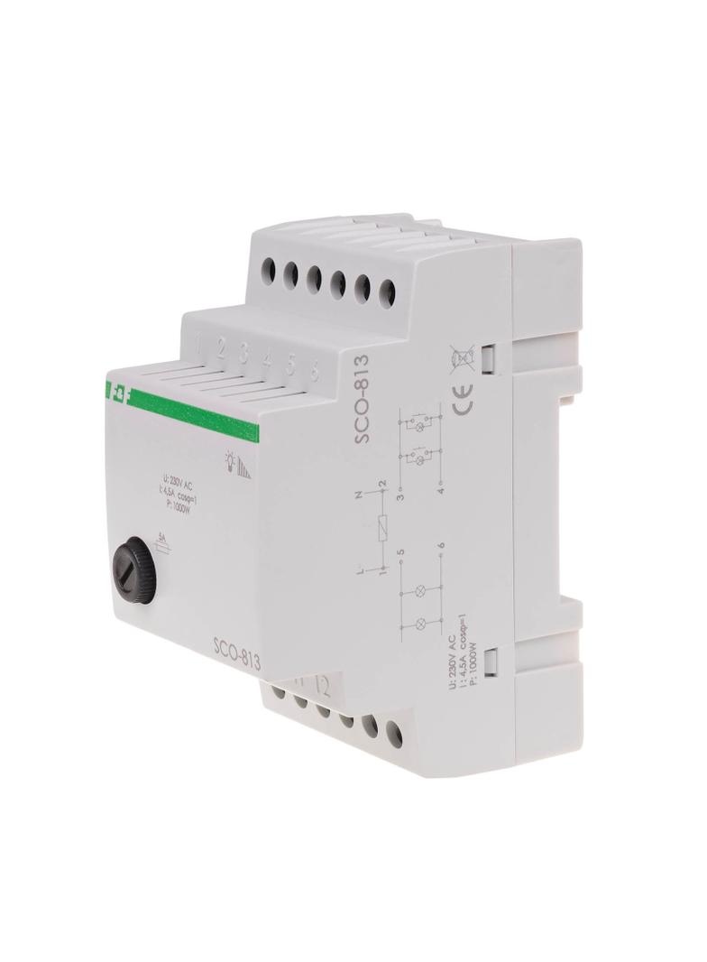 ŚCIEMNIACZ OŚWIETLENIA "BEZ PAMIĘCI" USTAWIEŃ NATĘŻENIA OŚWIETLENIA; 230V, 4,5A, 3 MODUŁY