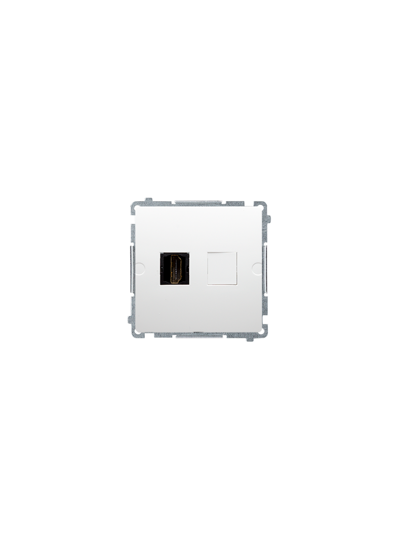 Simon Basic Gniazdo HDMI pojedyncze biały BMGHDMI.01/11 KONTAKT