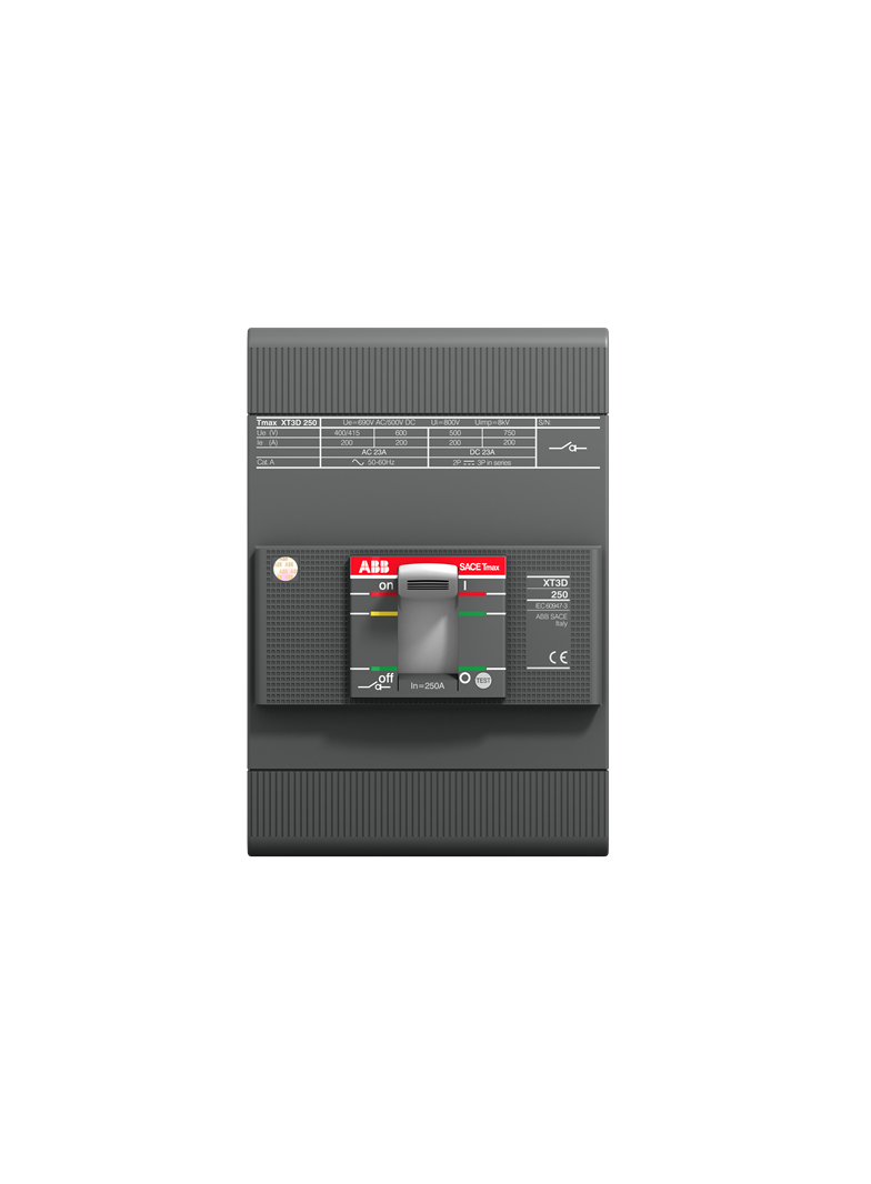 XT3D 250 3p F F rozłącznik kompaktowy