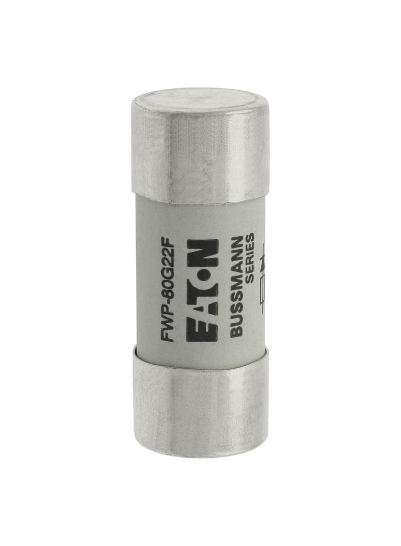80A 690V AC gR 22X58mm FUSE W/O STRIKER Wkładka szybka 80A AC 690V 22x58 gR IEC UL FWP-80G22F EATON