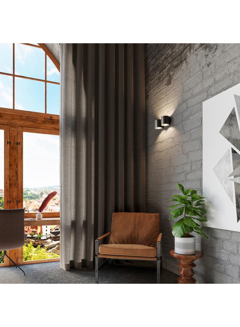 Sollux Kinkiet ORBIS 2 czarny SL.0660