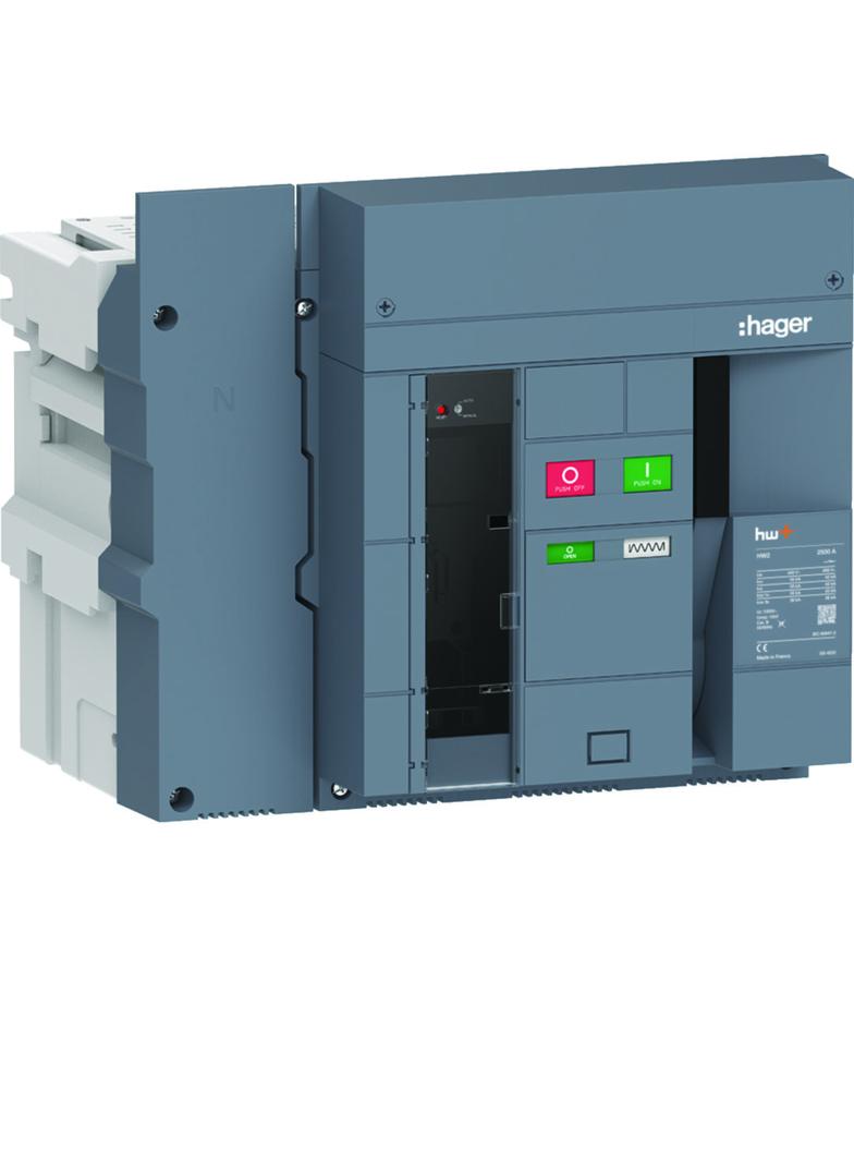 ACB HW2 55kA 2500A 4P Wyłącznik wysuwny do wyzwalacza sentinel HW2M425DB HAGER