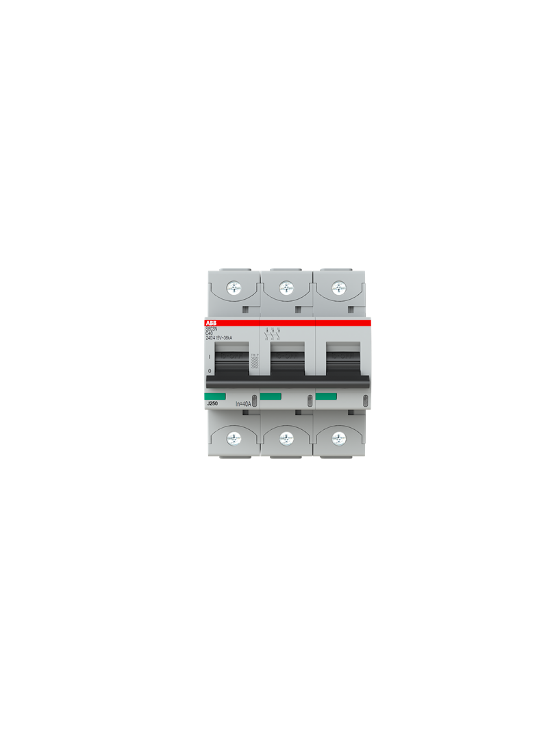 S803N-C40 Wyłącznik nadprądowy 36kA 3P C40A 2CCS893001R0404 ABB