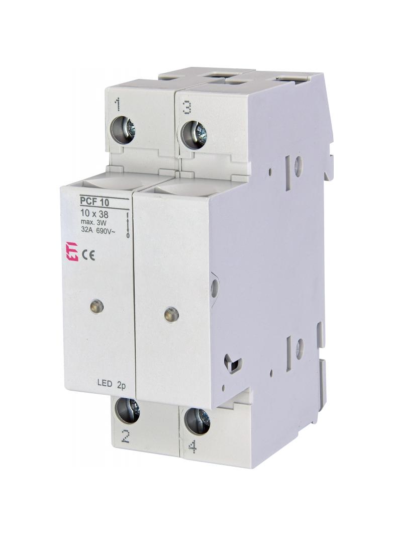 Rozłącznik bezpiecznikowy PCF 10 2P LED 002550013 ETI
