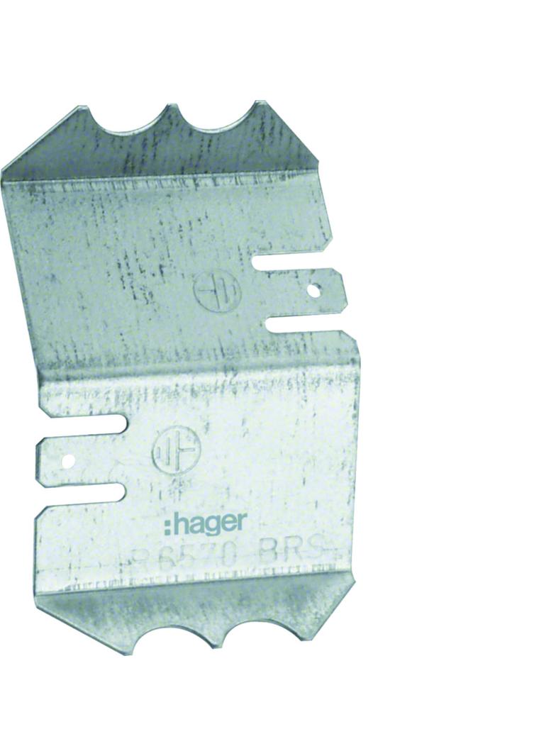tehalit.BRS Wspornik uziemiający 70mm blacha stal ocynk R6570VERZ HAGER