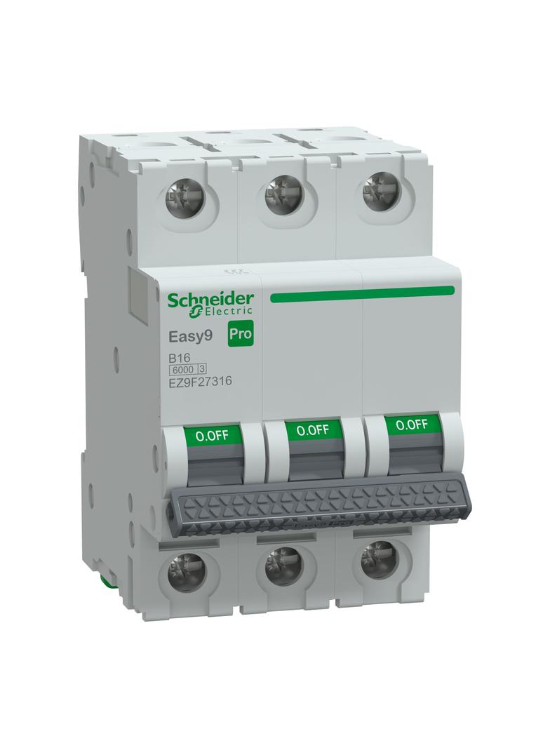 Wyłącznik nadprądowy Easy9 PRO 6kA 3P B16A EZ9F27316 Schneider