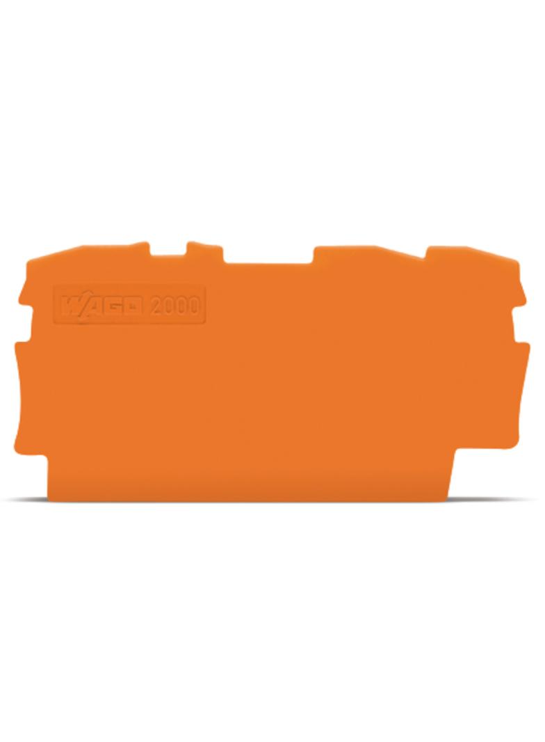TOPJOBS ścianka końcowa pomarańczowa /25szt./ WAGO