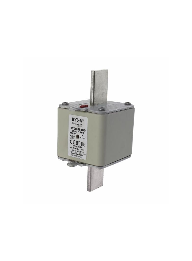 630A 690V aR DIN 3 HSDNH FUSE Wkładka szybka 630A AC 690V DIN 3 aR DIN IEC podwójny wskaźni 170M6810