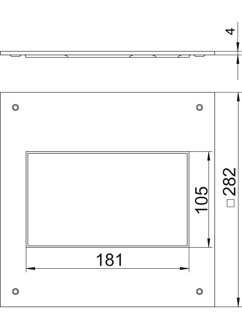 DUG250-3/2, POKRYWA MONTAŻOWA