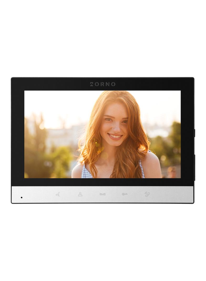 ALERTO, zestaw wideodomofonowy, bezsłuchawkowy, panel dotykowy 7'' LCD, z gniazdem na kartę pamięci OR-VID-MD-1084/B ORNO