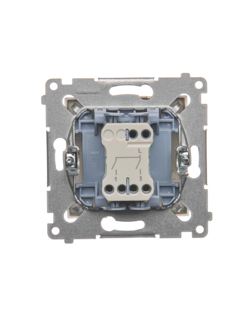 Simon 54 Łącznik świecznikowy do wersji IP44 10A 250V szybkozłączka złoty mat *Posiada wkładkę uszczelniającą pod klawisze DU1W DW5B.01/44 KONTAKT