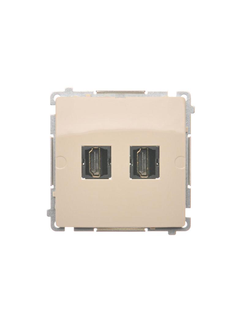 Simon Basic Gniazdo HDMI podwójne beż BMGHDMI2.01/12 KONTAKT