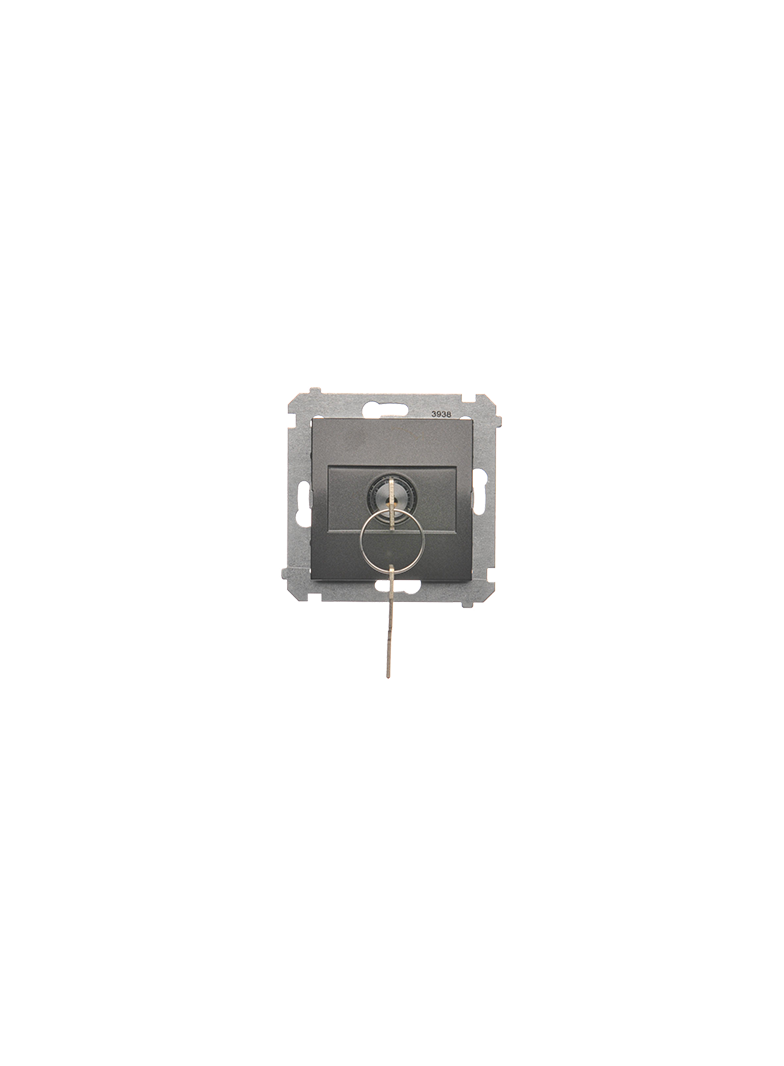 SIMON 54 WMDL-0K01Px-048 Łącznik na kluczyk chwilowy – przycisk (moduł) 2 pozycyjny „0-I” styk N/O,