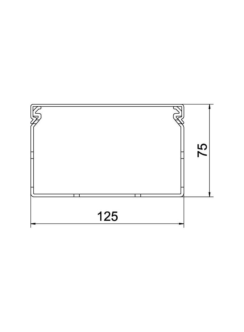 LKVH N 75125, Kanał grzebieniowy bezhalogenowy