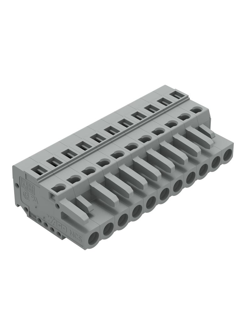 Gniazdo MCS‑MIDI Classic 11‑biegunowe szare raster 5mm 231‑111/102‑000 /25szt./ WAGO