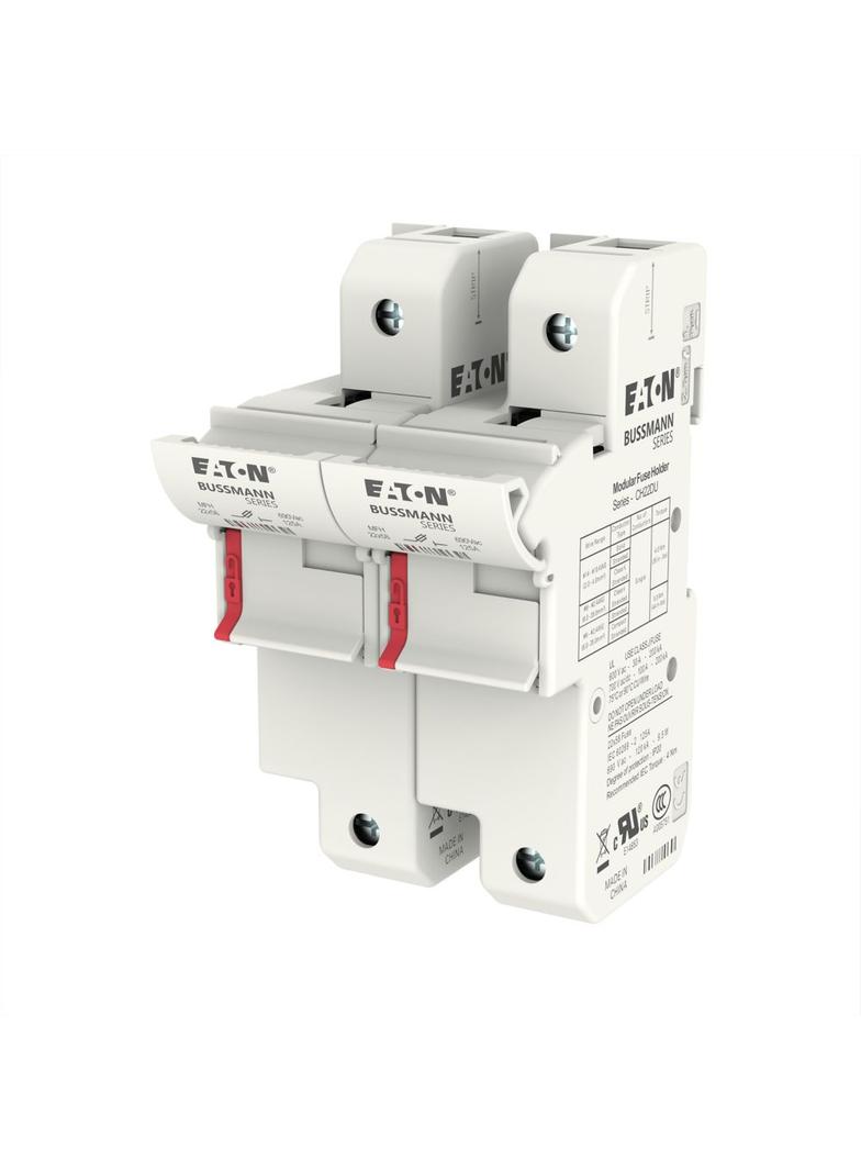 2 Pole 22x58 MFH Podstawa wkładki cylindrycznej 22x58 2P 125A 690VAC CH222DU EATON