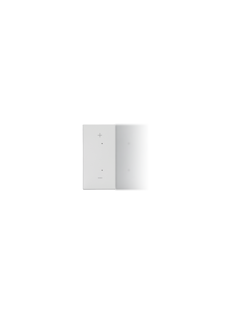 Simon 55 Klawisz połówkowy lewostronny z piktogramem /+/-/ do produktów elektronicznych Jasnoszary mat TKE24/114 KONTAKT