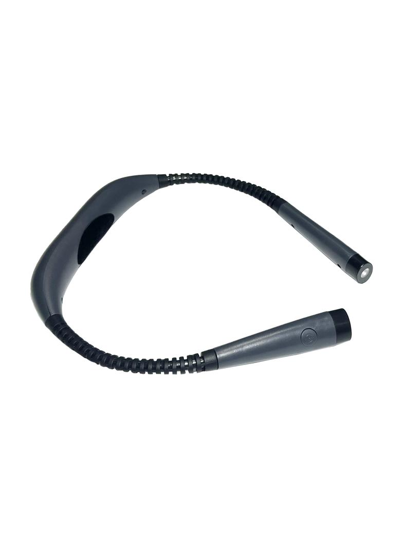 Latarka LED na szyję z akumulatorem Li-po 1000 mAh wybór barwy światła szara