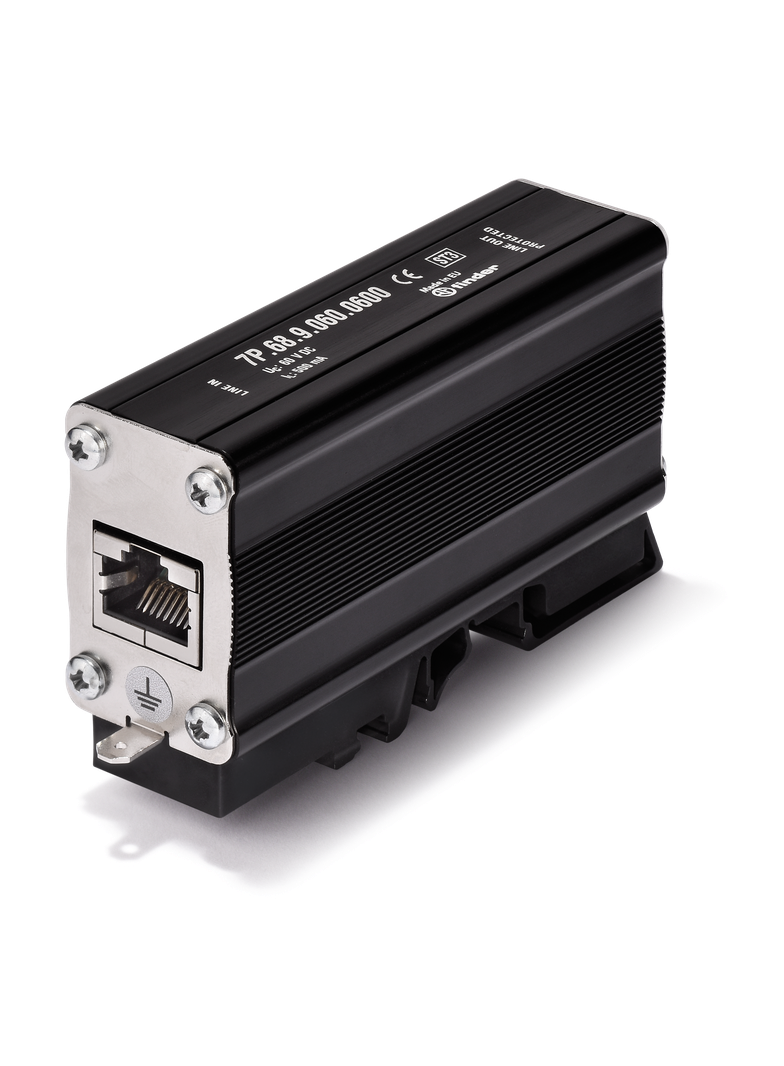 SPD do gniazd sieciowych CAT.6-60V DC (7P.68.9.060.0600) 7P.68.9.060.0600 FINDER