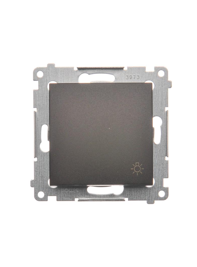 Simon 54 Przycisk „światło” 10A szybkozłączka brąz mat