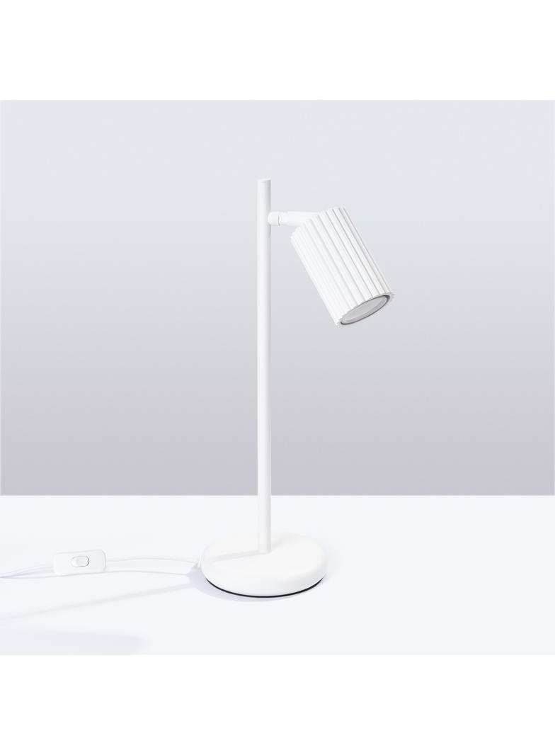 Sollux Lampa biurkowa KARBON biała SL.1548