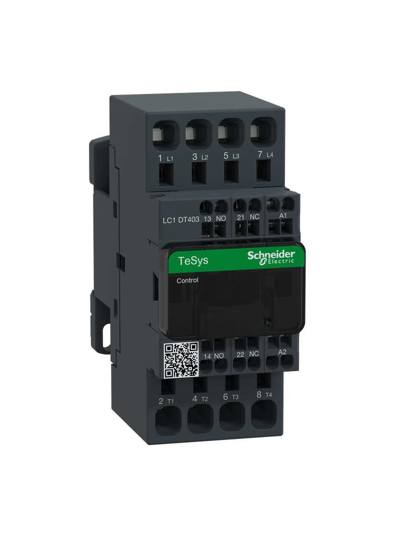 Stycznik mocy TeSys D AC1 20A 4P 1NO 1NC cewka 24VAC zaciski sprężynowe