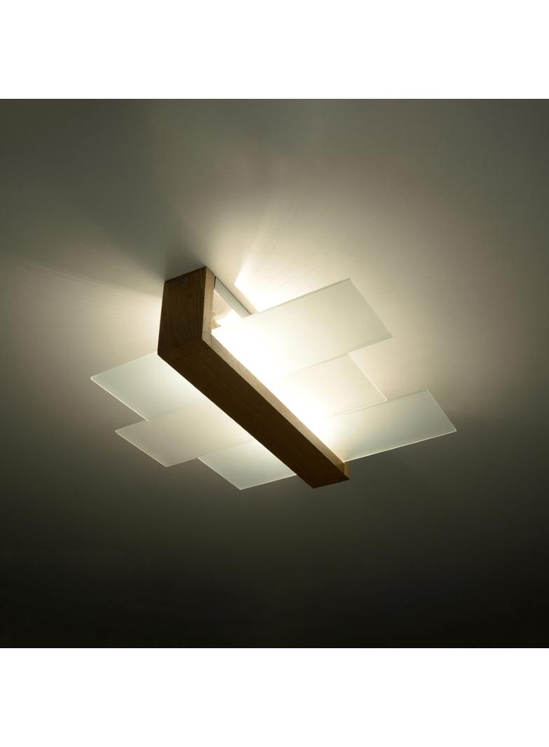 Sollux Plafon FENIKS 2 naturalne drewno SL.0076