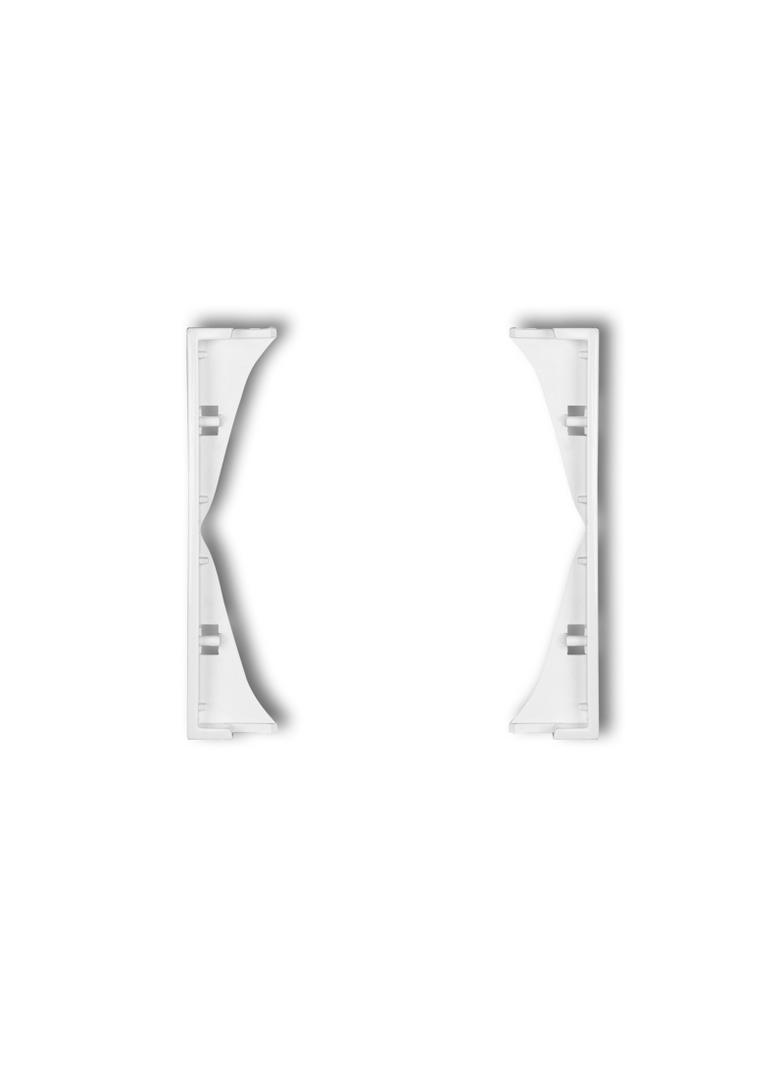 MINI Ramka pośrednia do gniazd podwójnych biała