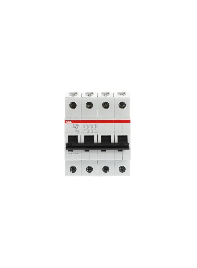 S204M-B25 Wyłącznik nadprądowy 10kA 4P B25A 2CDS274001R0255 ABB