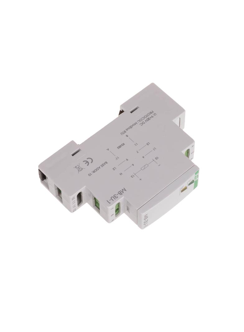 Przetwornik pomiaru napięcia trójfazowy z wyjściem MODBUS RTU MAX-MB-3U-1 F&F