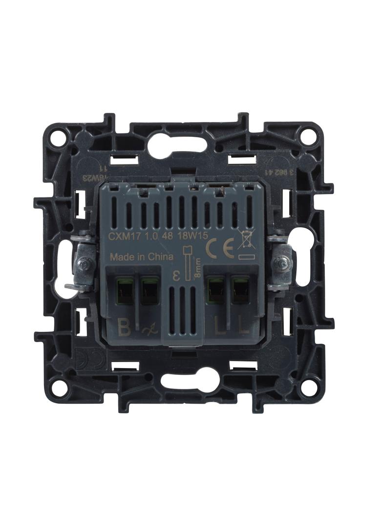 Niloe Step - ściemniacz obrotowy 2-przewodowy - kolor biały, Legrand