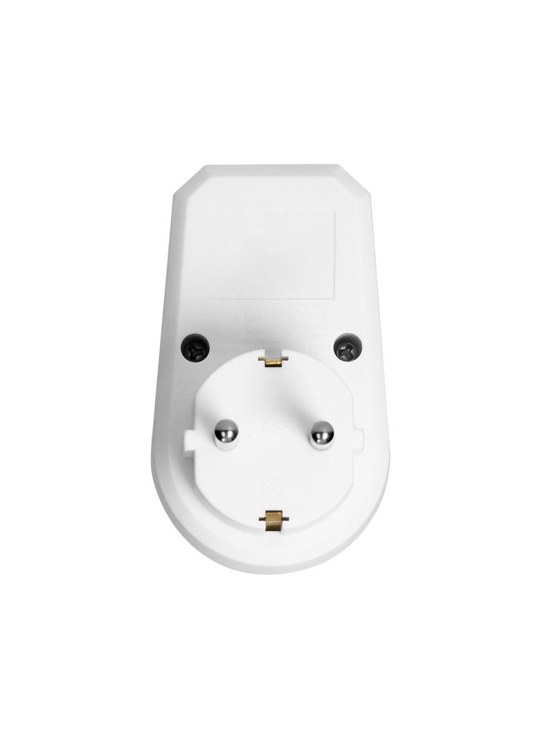 Adapter 1x2P+Z (Schuko) z włącznikiem, biały OR-AE-13188(GS) ORNO